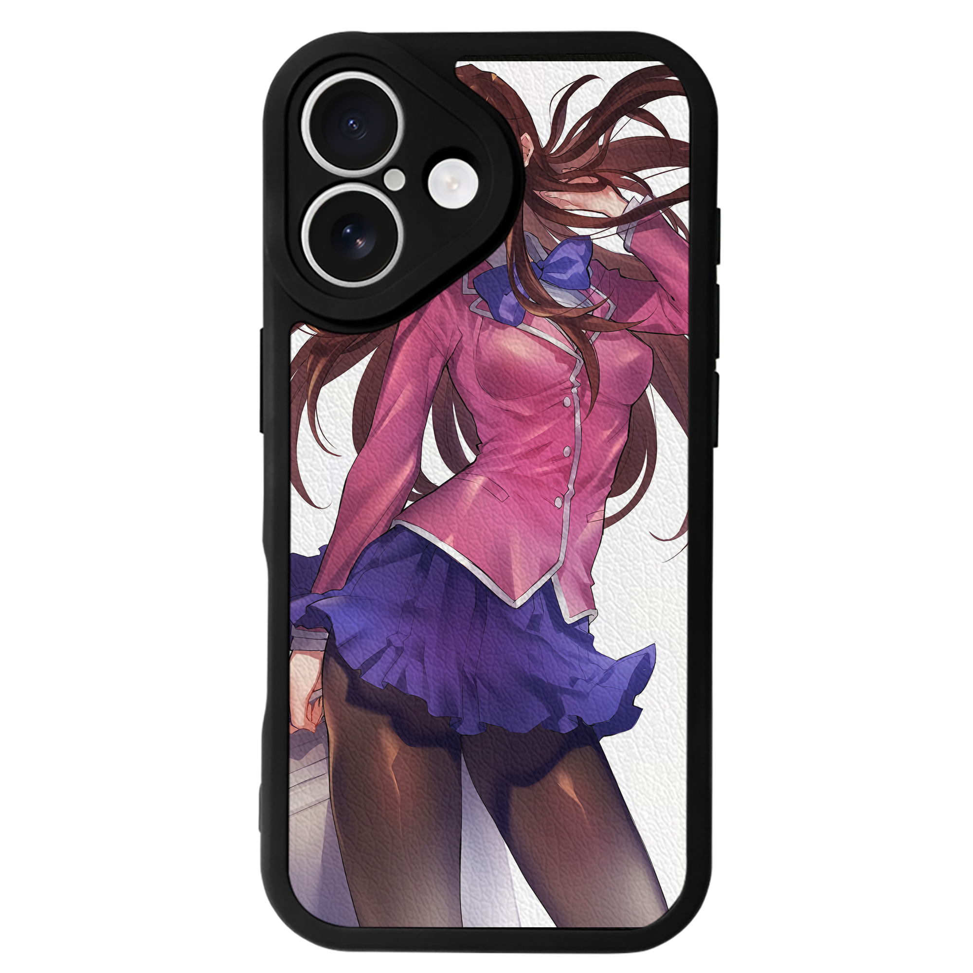 （画像用） 遊☆戯☆王 Yu-Gi-Oh! 【iPhone 16シリーズ対応】シリコンスマホケース（レザー調） 材質：シリコン